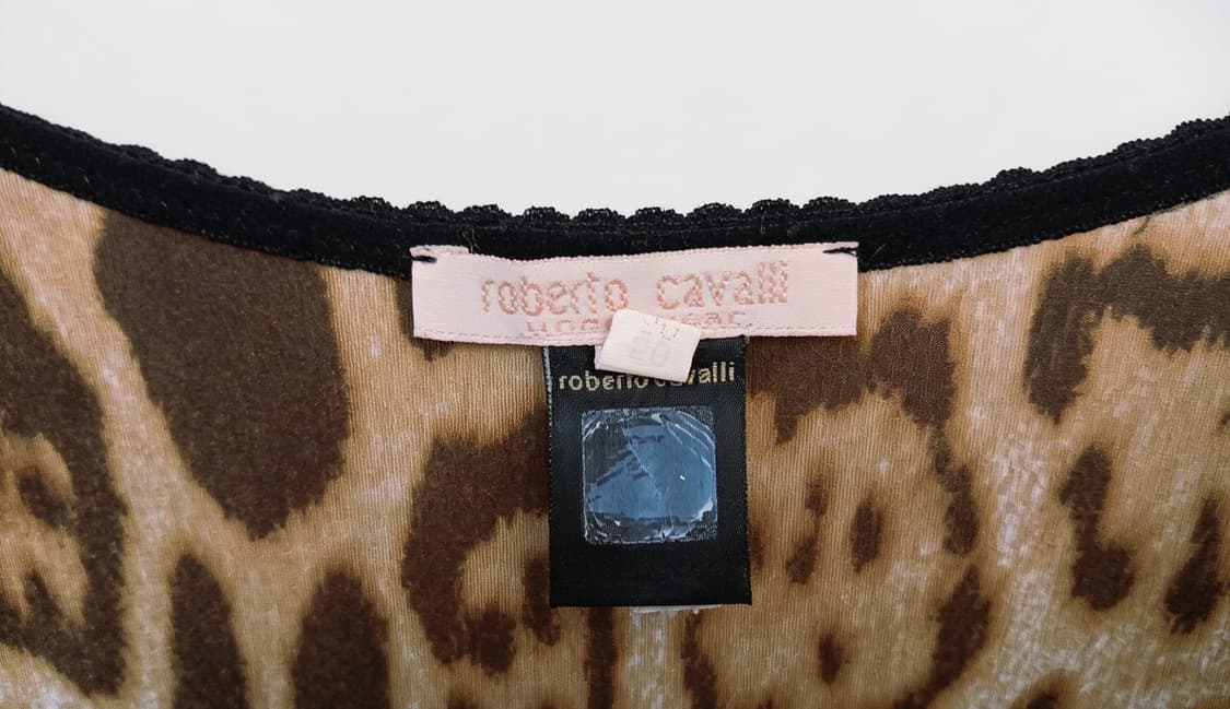 [Roberto Cavalli] 이탈리아제 레오파드 프린트 반팔 티 상품이미지4