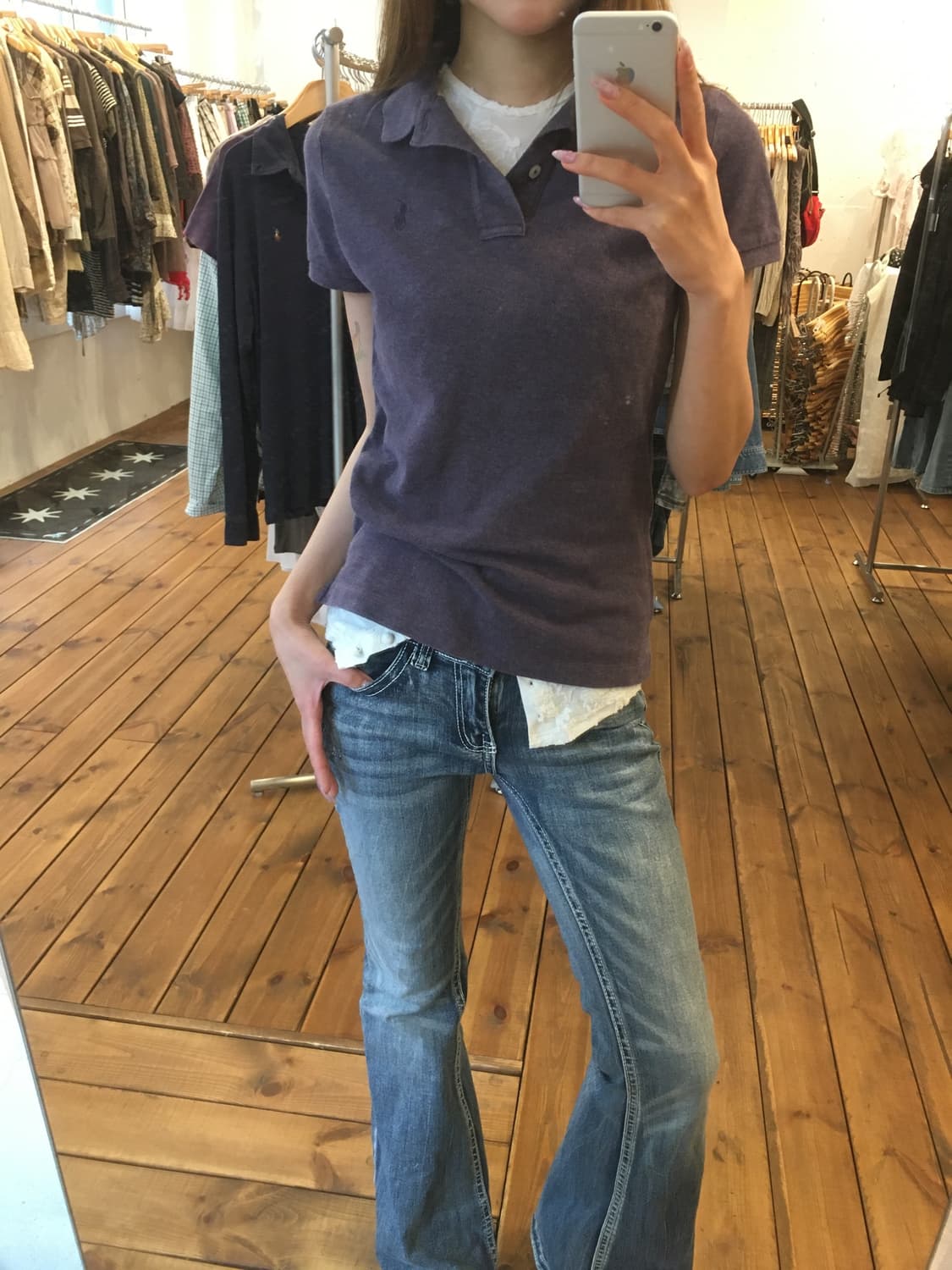 폴로 퍼플 카라티 상품이미지1