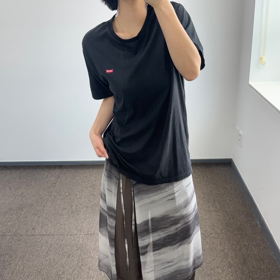 Levis 리바이스 스몰로고 블랙 반팔티 상품이미지2
