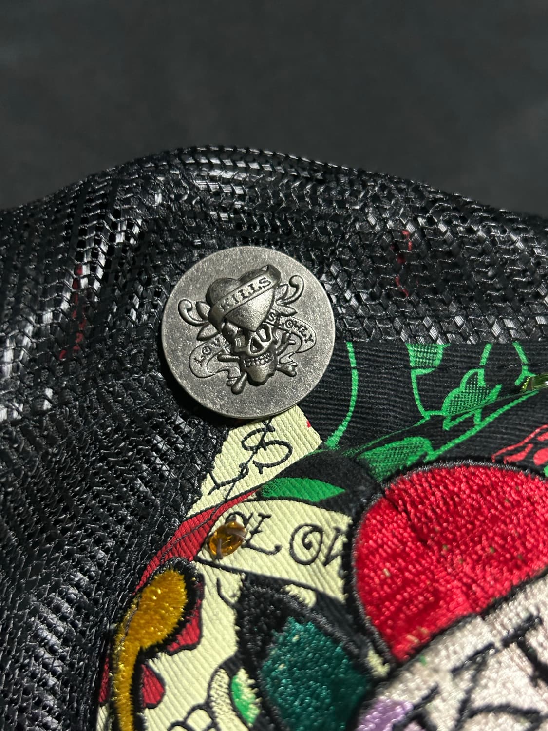 Ed Hardy skull punk mesh cap 상품이미지3