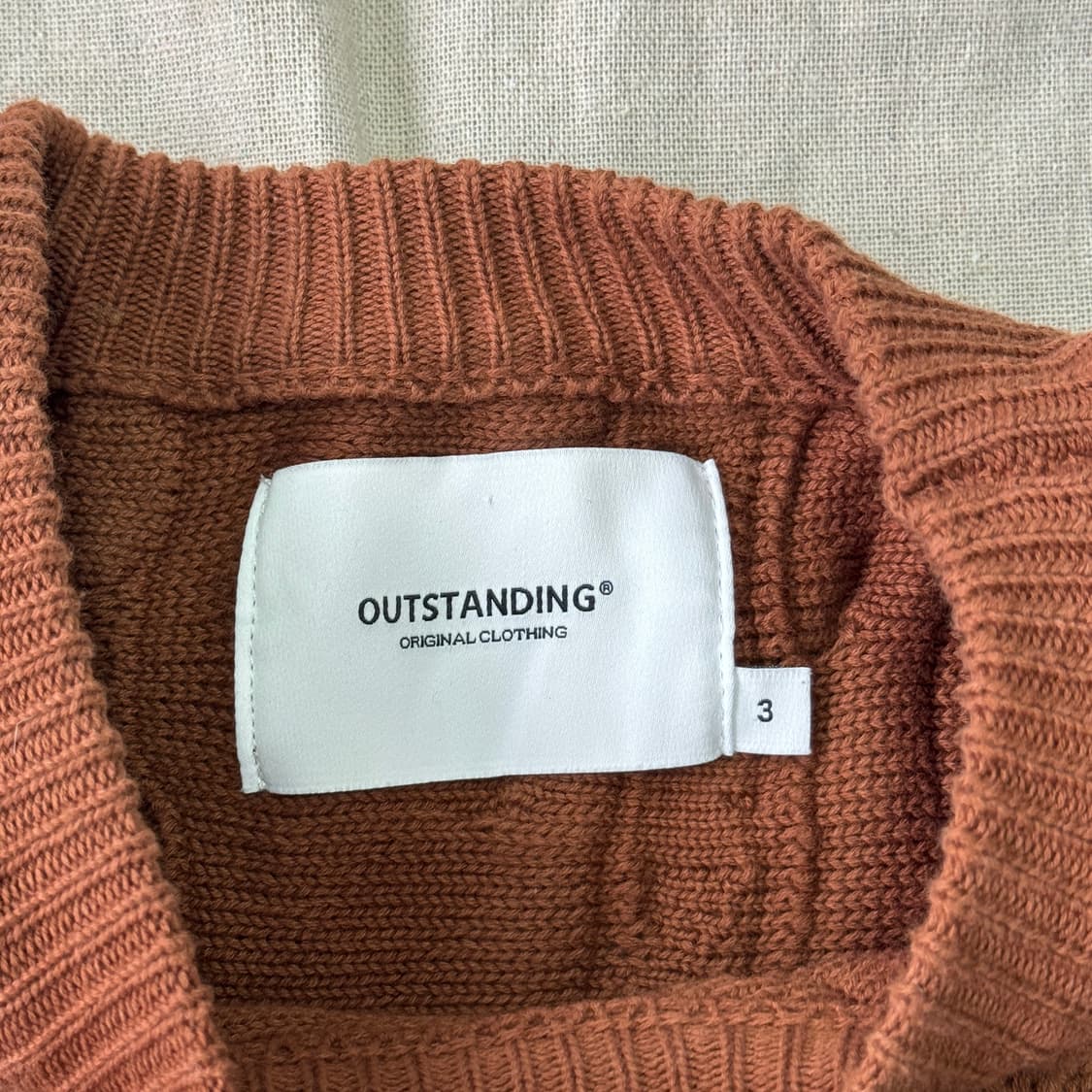 아웃스탠딩 빈티지 그런지 브라운 니트 3  상품이미지4