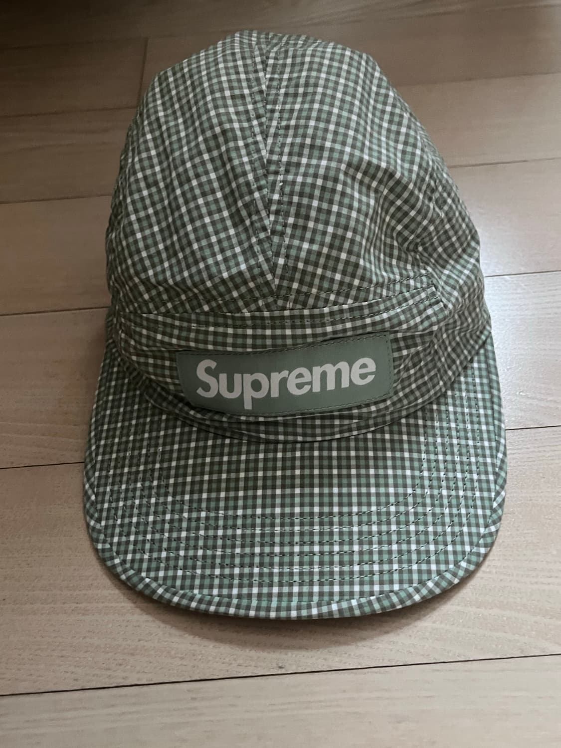 슈프림 코듀라 플레이드 캠프캡 올리브 - 25SS 상품이미지6