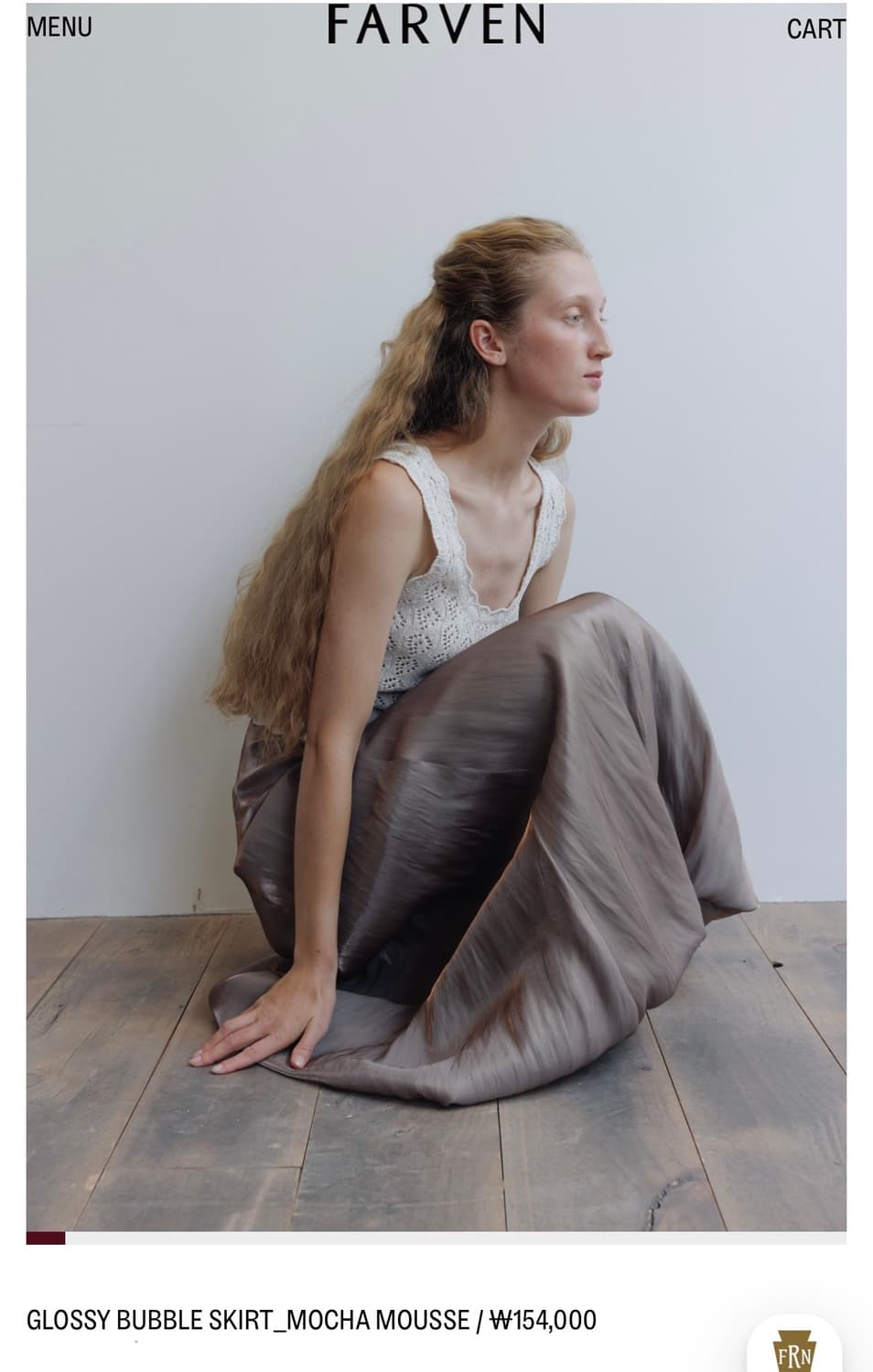 Farven 파르벵 글로시 버블스커트 상품이미지1