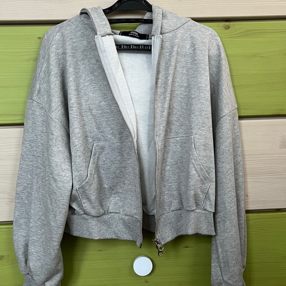 개당&택포) 크롭상의 모음 | 크롭후드집업 크롭자켓 세미 후드티 상품이미지2