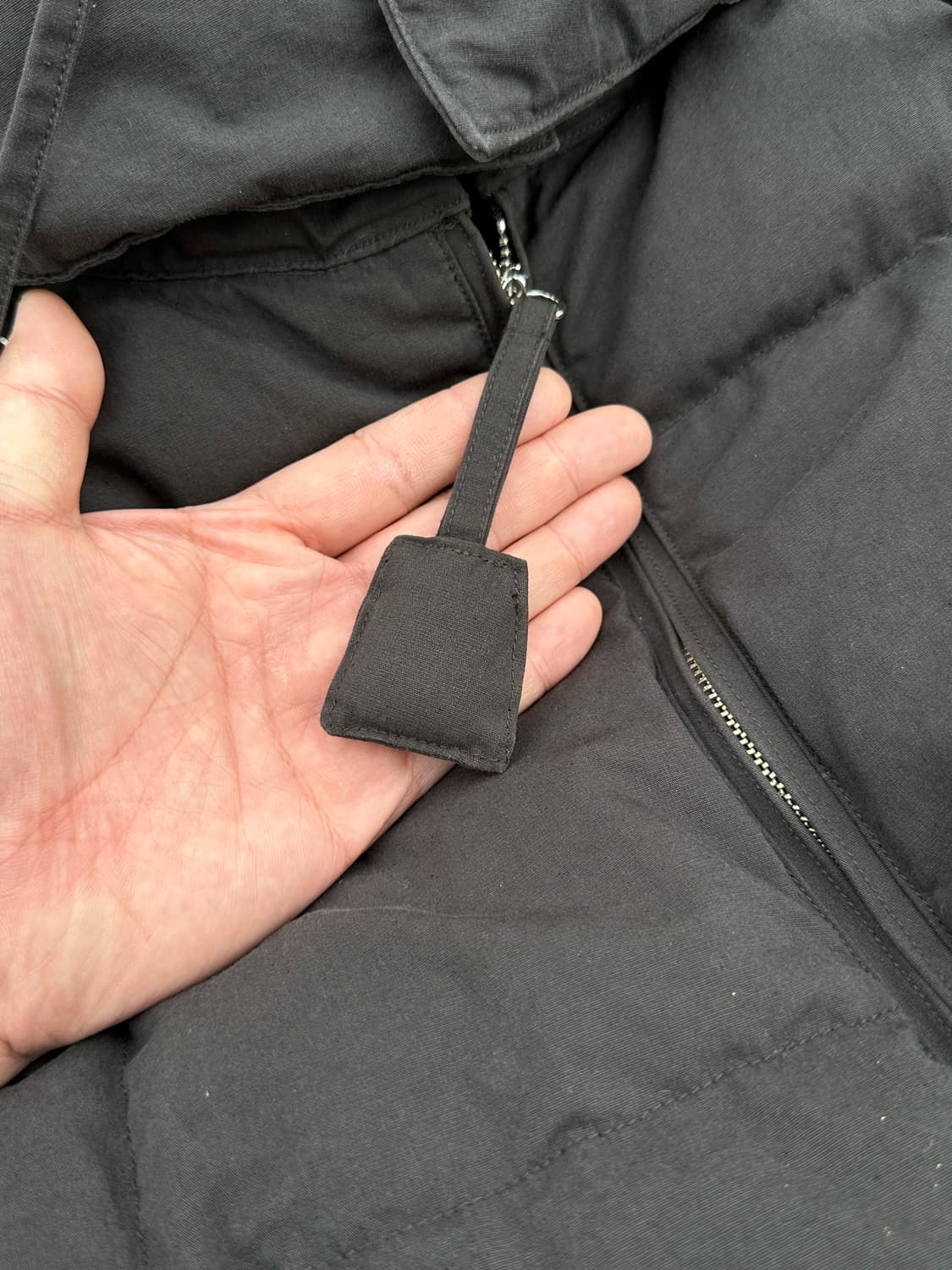 42오늘만 택포85만)23fw올드조 알파인 파티나 다운코트 그라파이트 상품이미지5