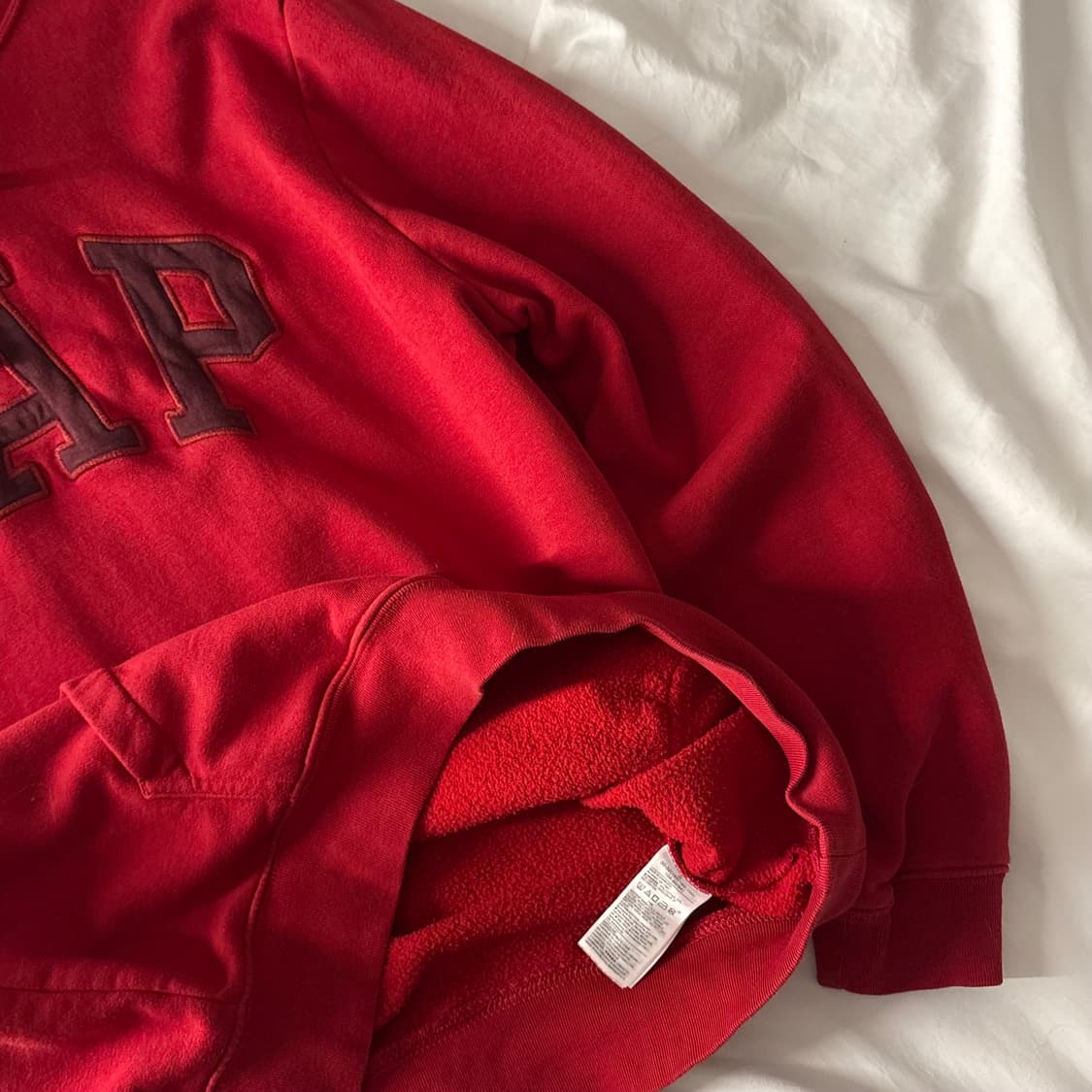 갭 레드 후드티 상품이미지4