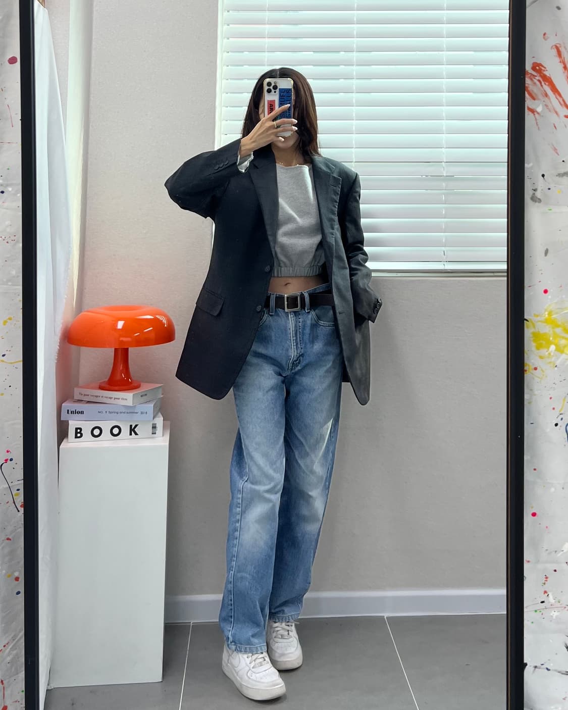 (L)빈티지 울 블레이져-M1452 상품이미지8