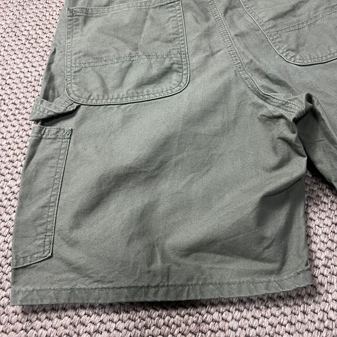 칼하트 카펜터 쇼츠 팬츠 카키 32 상품이미지8