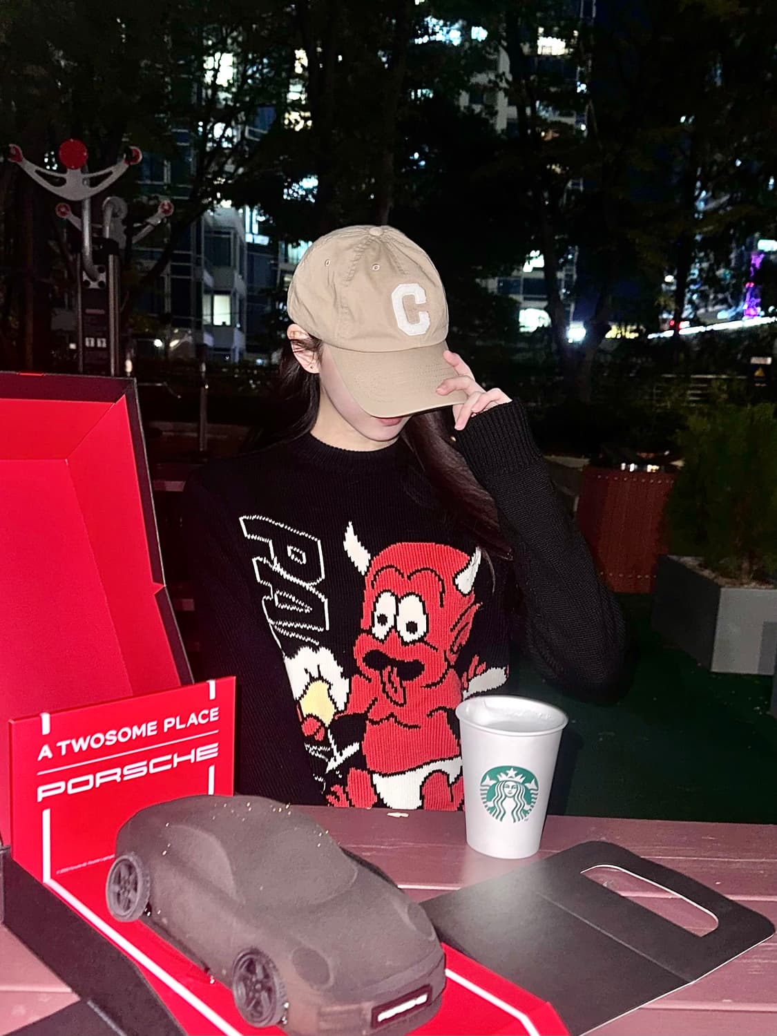 팔라스 텐테이션 니트 Palace Temptation Knit Black 상품이미지1