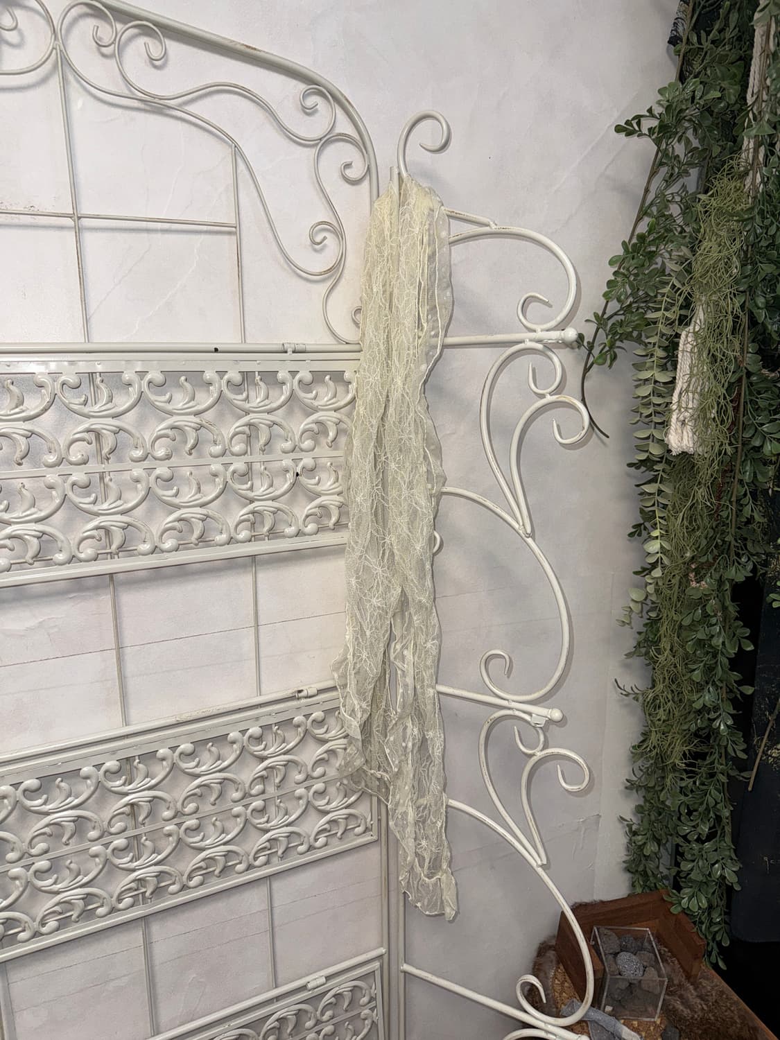 Ivory floral dot lace scarf 상품이미지3