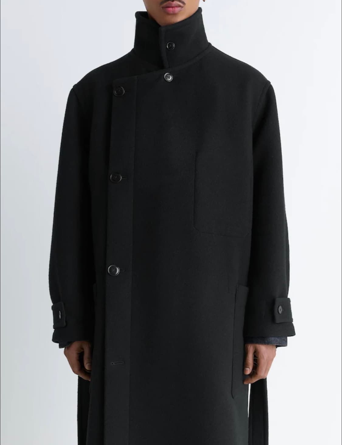 르메르 블랙 랩 코트 XL 상품이미지7