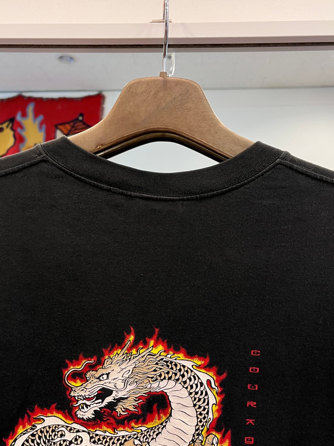 Crazy Shirts 빈티지 드래곤 프린팅 반팔 티셔츠 상품이미지5