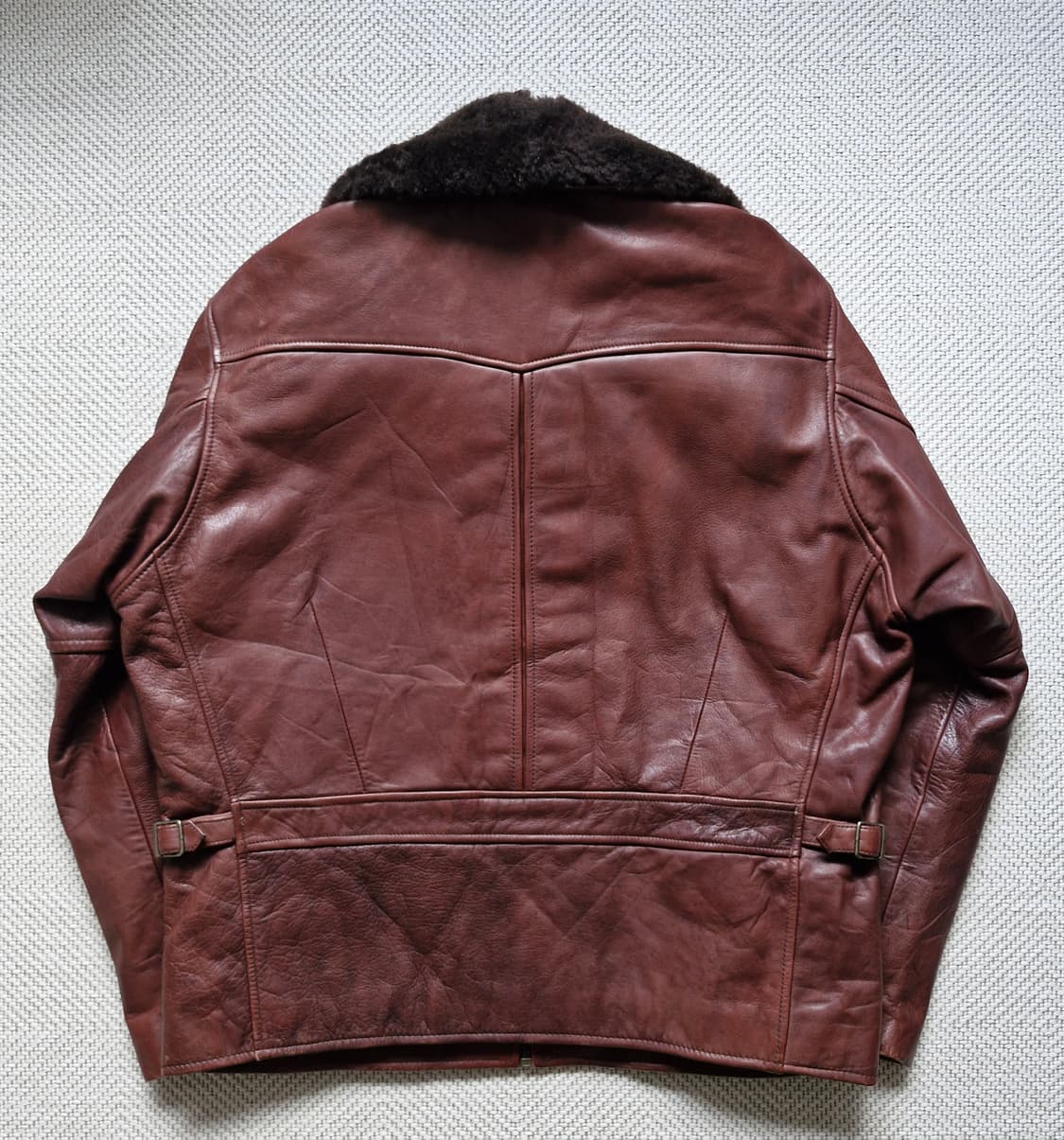 쉐비뇽 카우하이드 플라잉 봄버자켓  상품이미지6