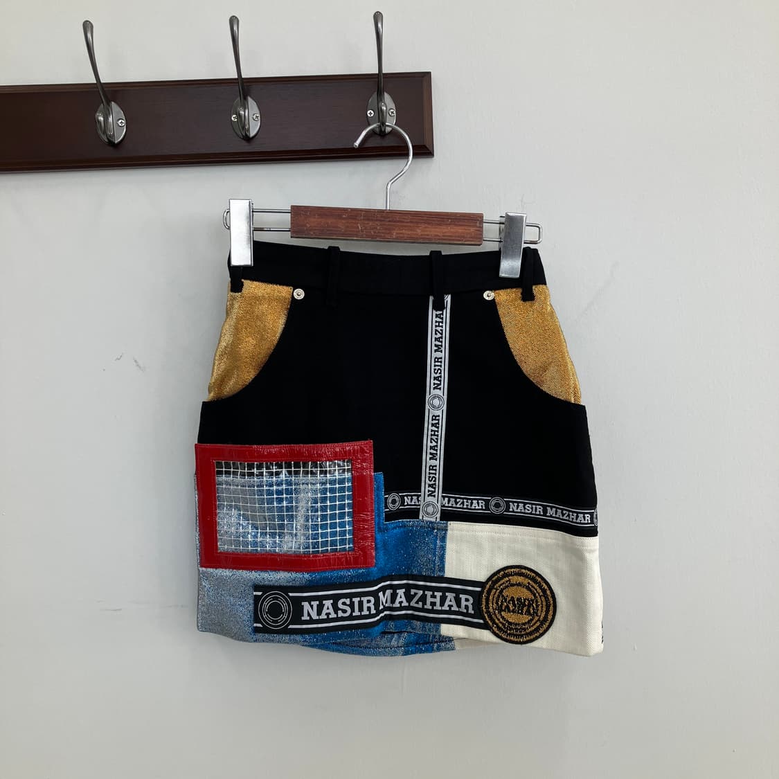 나시르 마자르 스커트 패치워크 디자인 상품이미지1