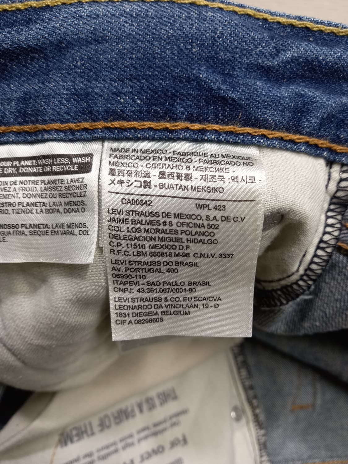 32 리바이스511 멕시코 워싱 슬림일자진 32-286 상품이미지8