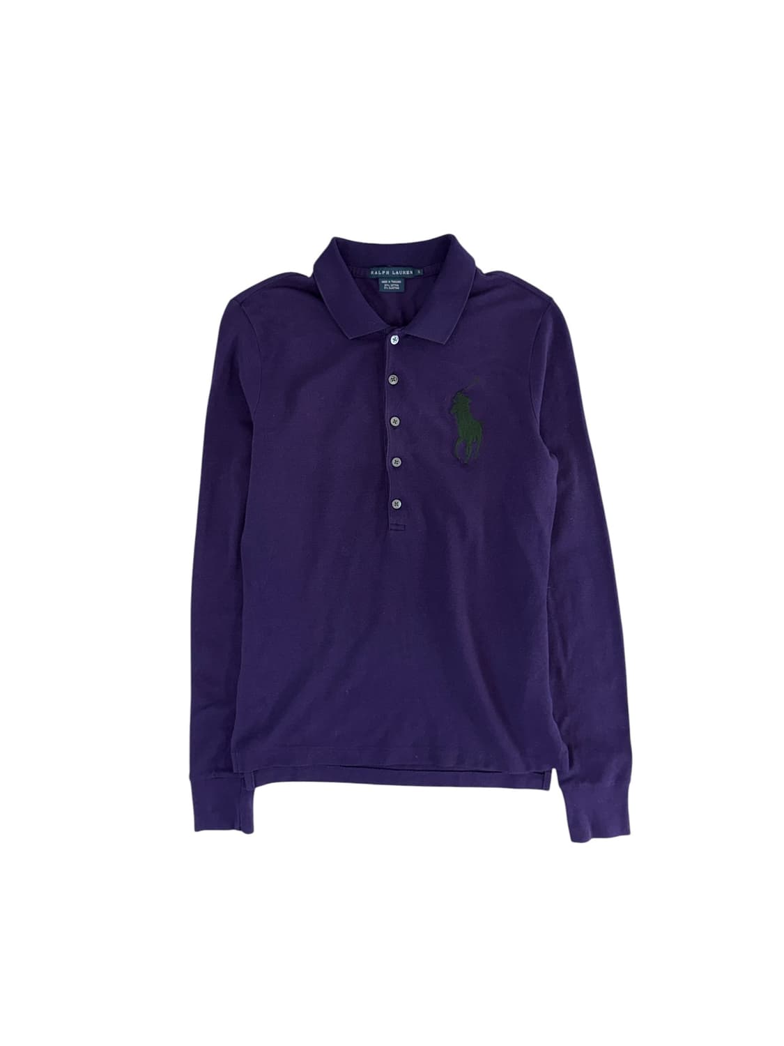 폴로 빅포니 퍼플 긴팔티 s 상품이미지1