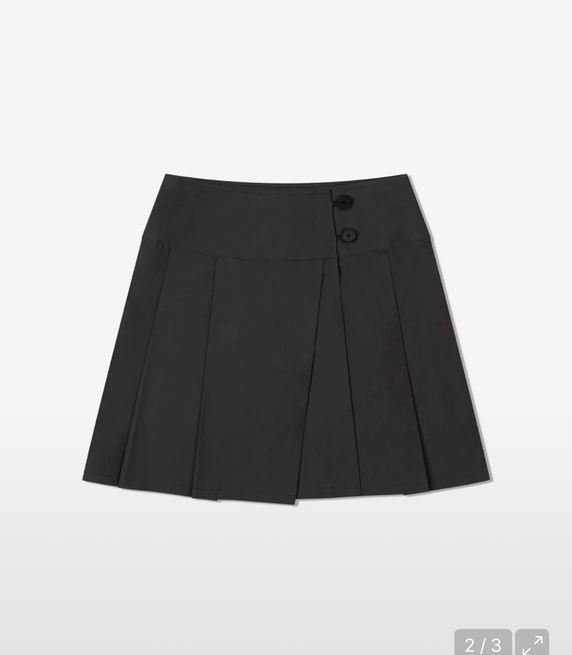 미세키서울 Midi wrap skirt CHARCOAL 상품이미지2