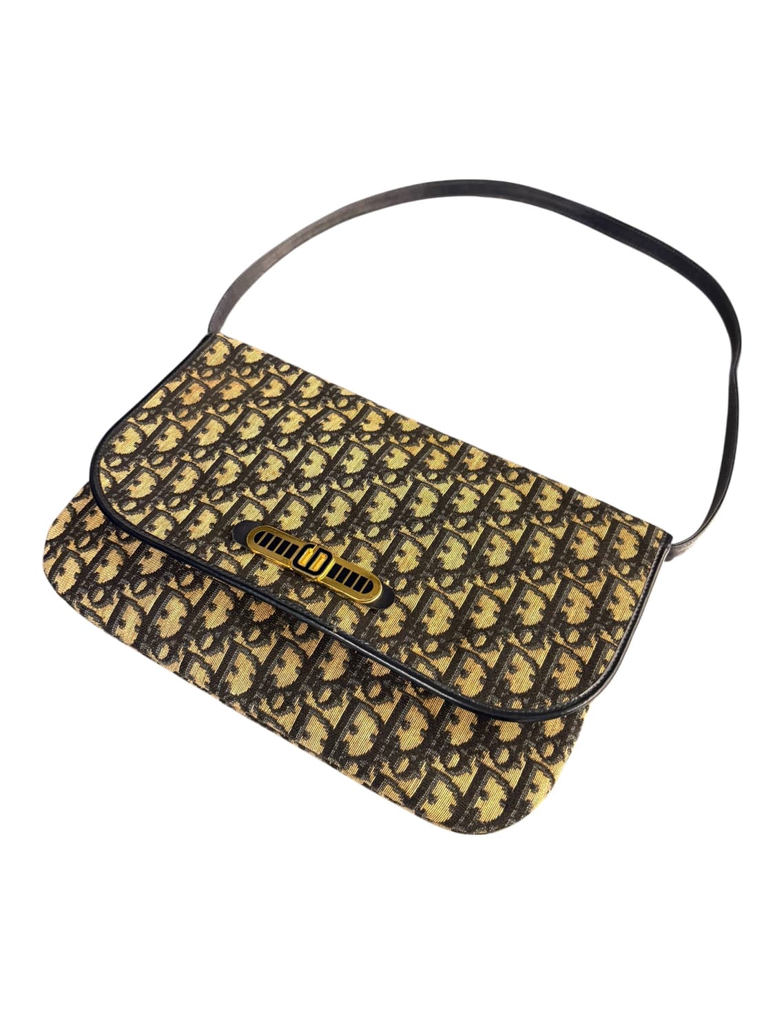 디올 빈티지 네이비 모노그램 트로터 숄더백 상품이미지1