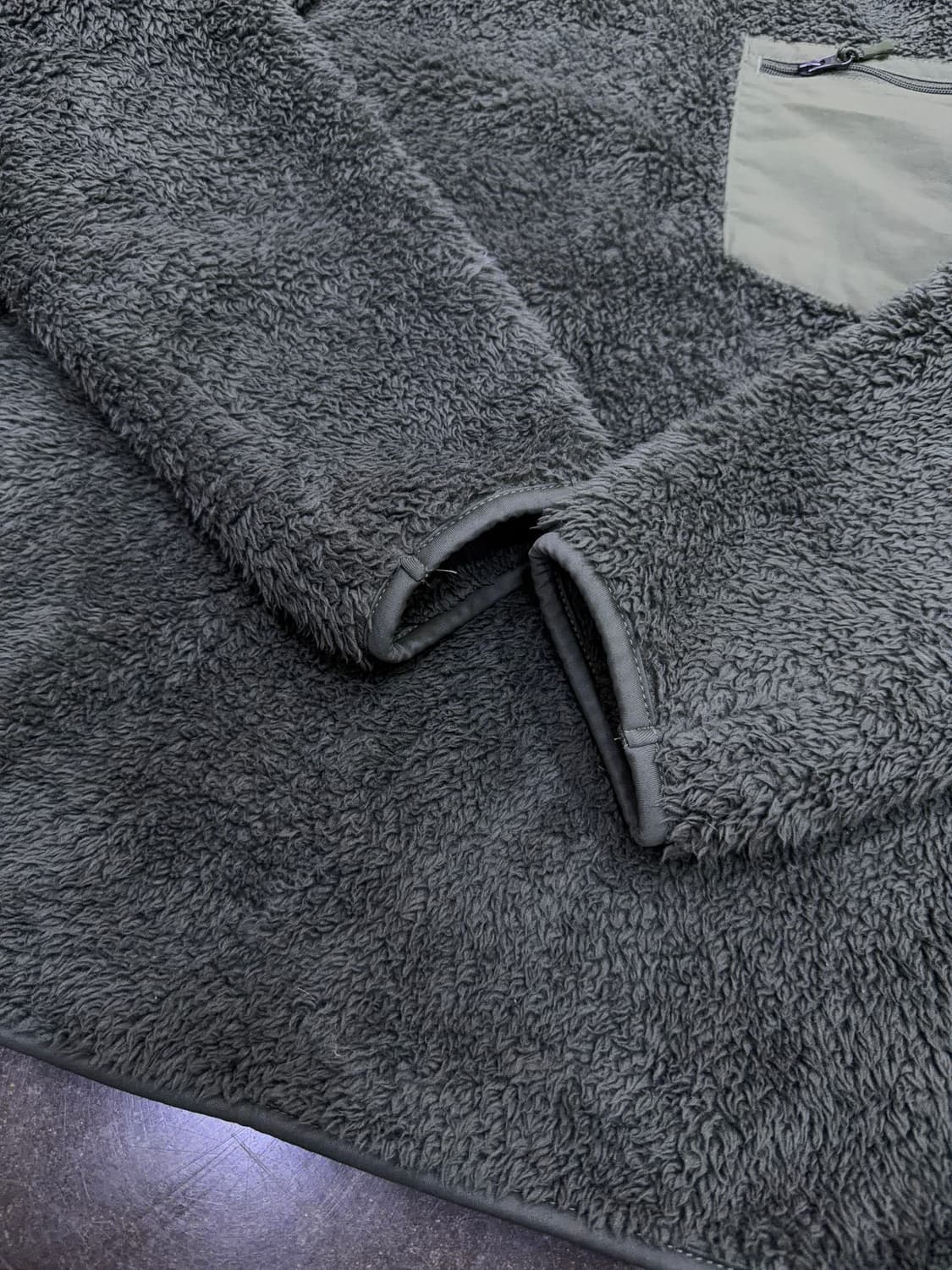 유니클로 엔지니어드가먼츠 후리스 플리스 풀오버 올리브 M 상품이미지6