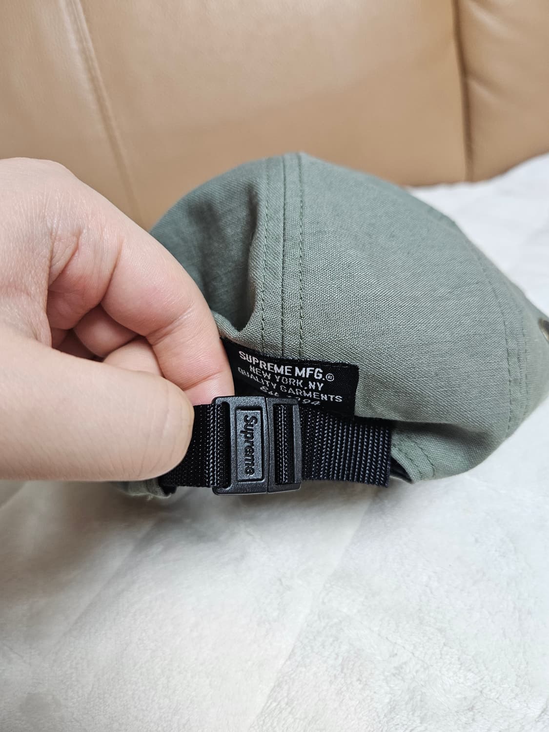 슈프림 밀리터리 캠프캡 모자 볼캡 올리브 25SS 상품이미지5