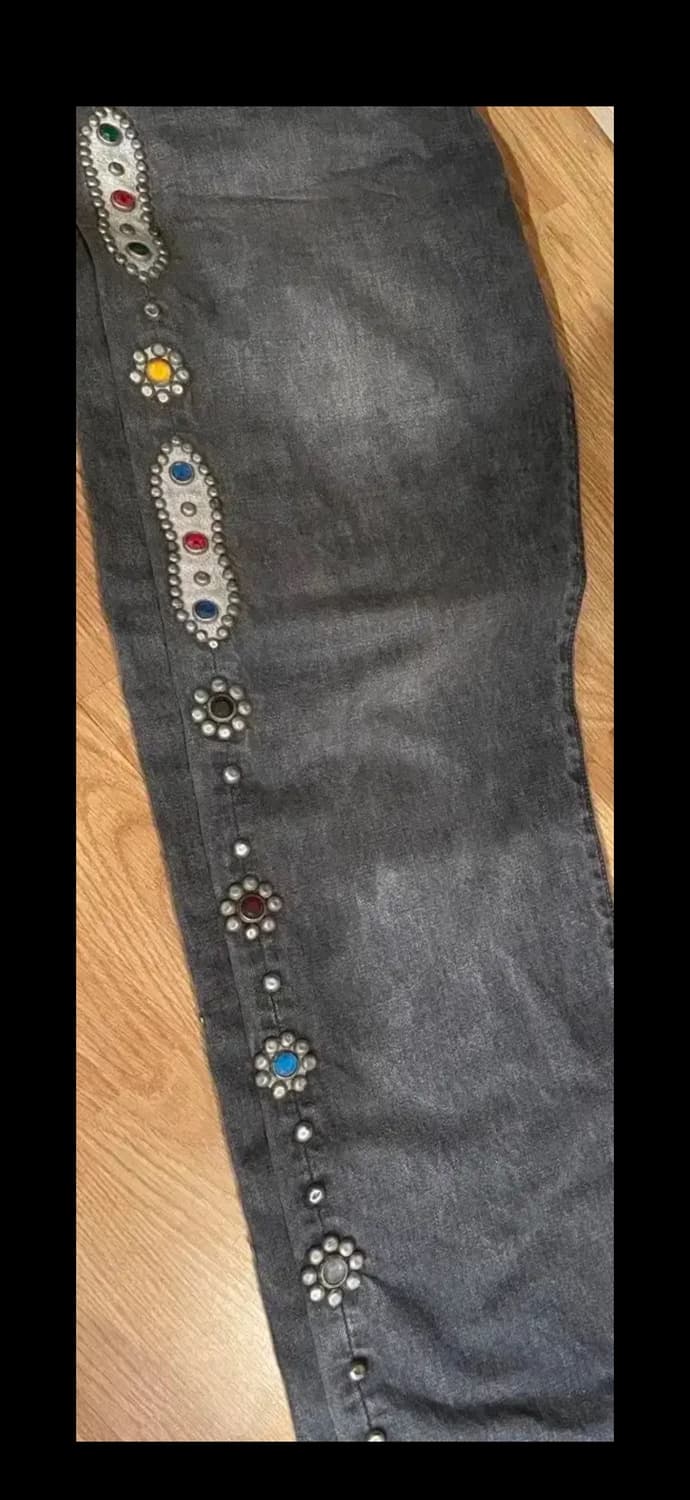 캐피탈 스트레이트 잼스톤 32 흑청 상품이미지4