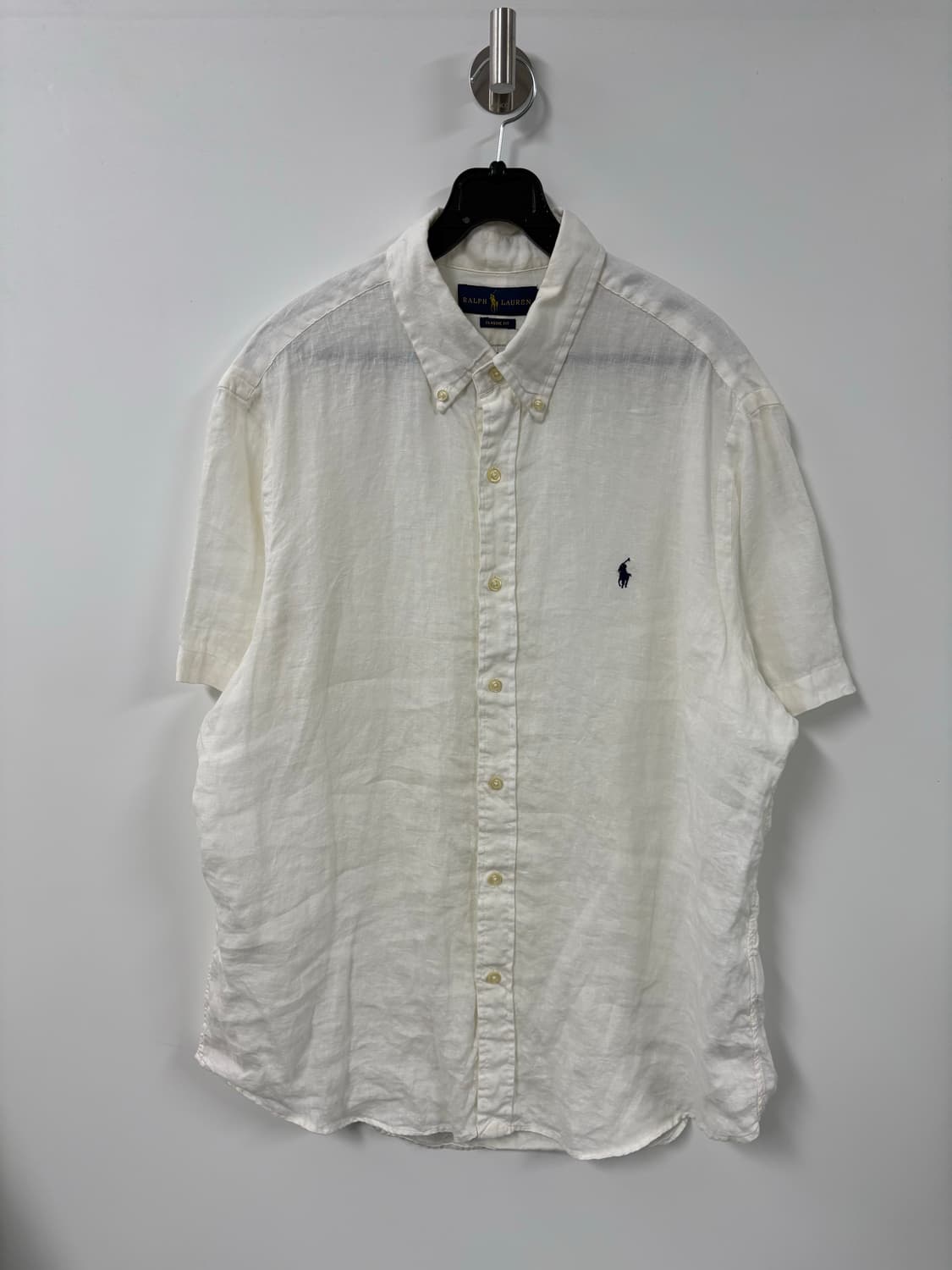 폴로 랄프로렌 큐알 신형 린넨 반팔 티셔츠 상품이미지3