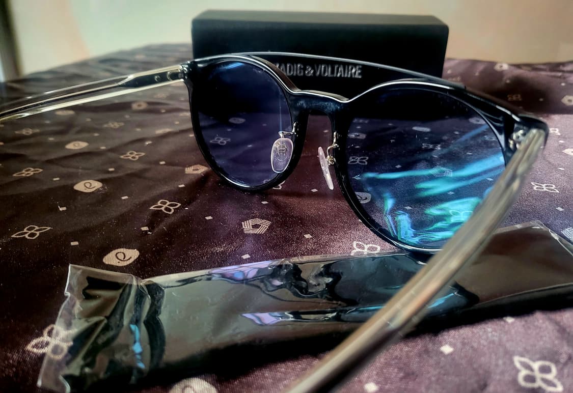 [미사용 새상품] 쟈딕앤볼테르 블루 틴트렌즈 선글라스 상품이미지5