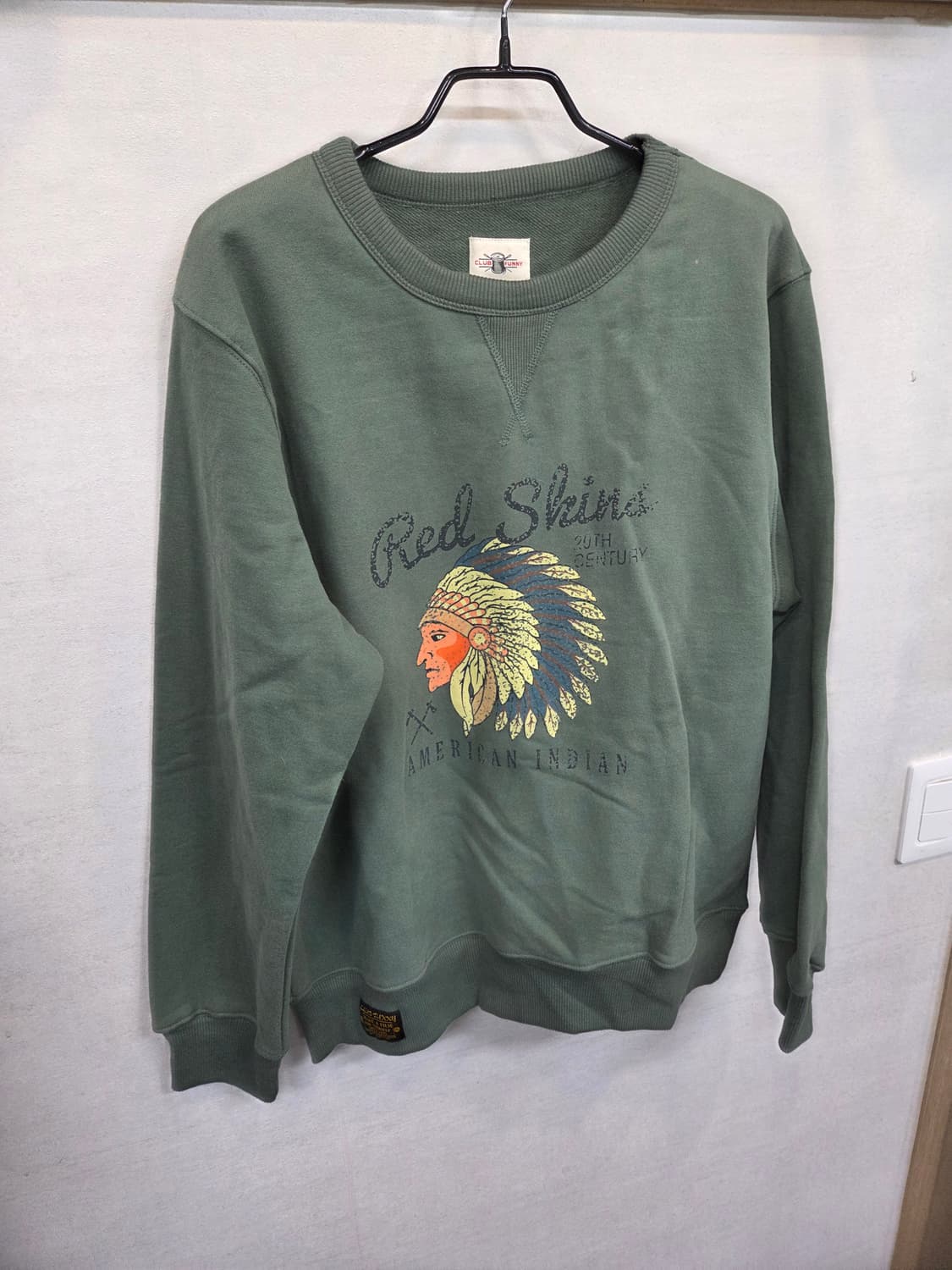 빈티지 인디언 프린팅 기모맨투맨 L 상품이미지7