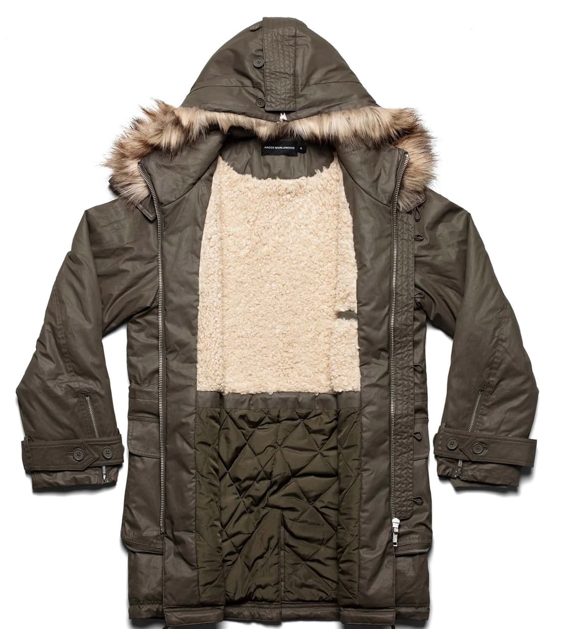 레이서월드와이드 파카 자켓 m 상품이미지2