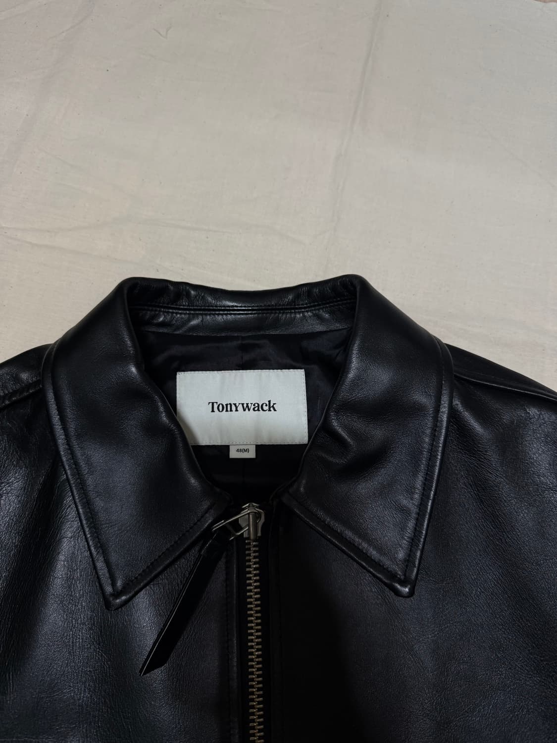 Tonywack 토니웩 카프 레더 자켓 상품이미지4
