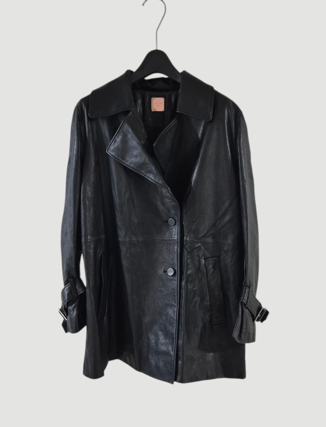 더커버 여자 가죽자켓 상품이미지1