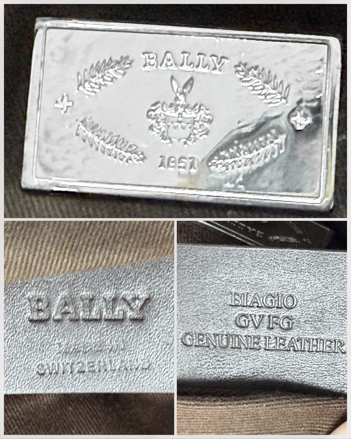 발리 비아지오 B 로고 자카드 숄더백 상품이미지9