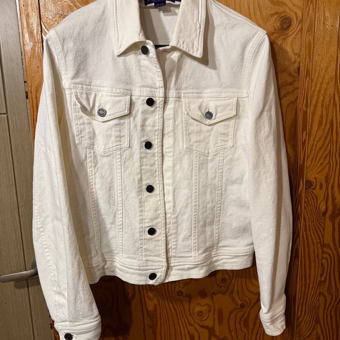 랄프로렌 퍼플라벨 화이트 데님 트러커 자켓 상품이미지4