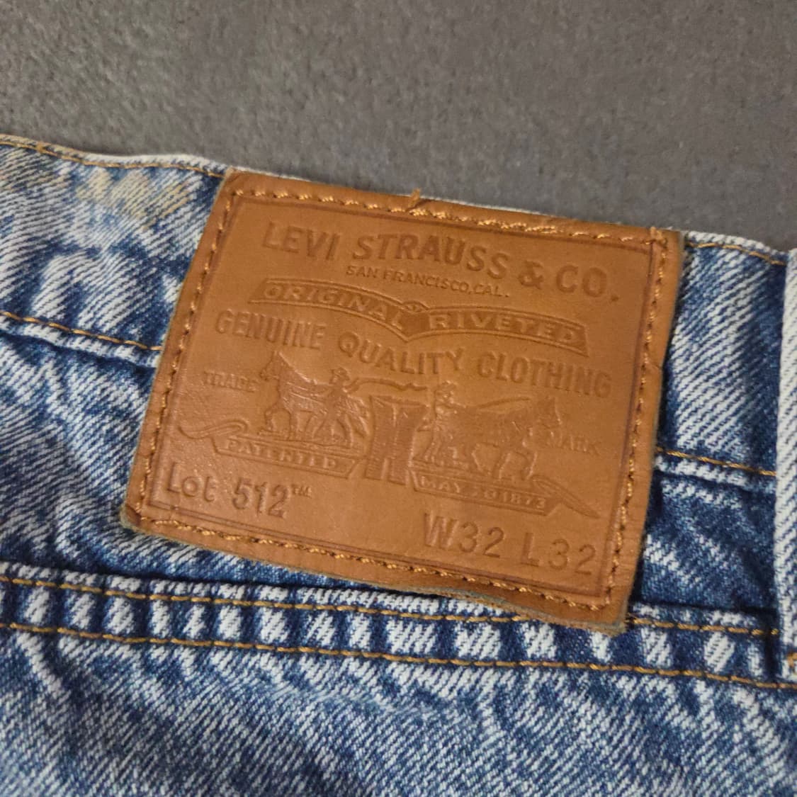 LVC 리바이스 512 리플렉티드 사이드라인 슬림 테이퍼드 데님 팬츠  상품이미지6