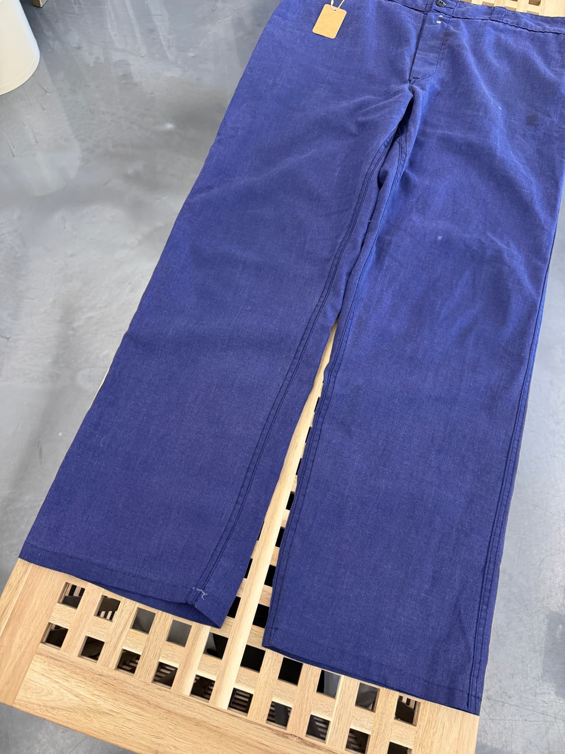 WASHED OLD VINTAGE PURPLE NAVY 프렌치워크팬츠 상품이미지6