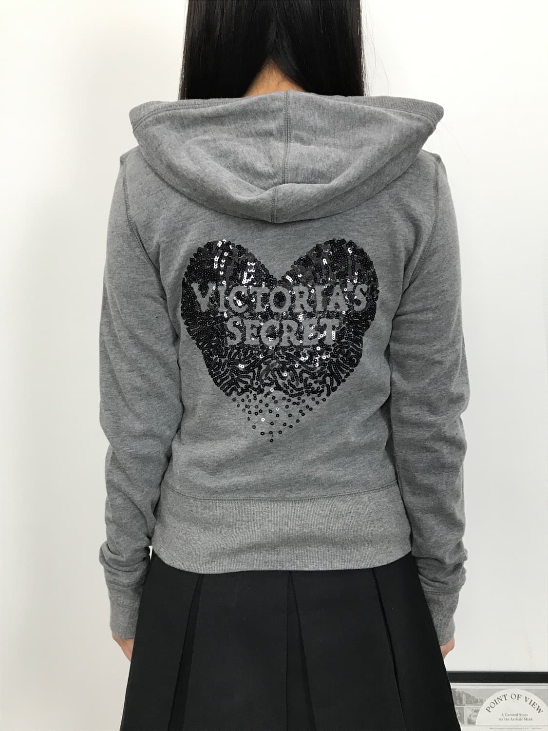 Victoria's Secret Sequin Heart Zip up 상품이미지1