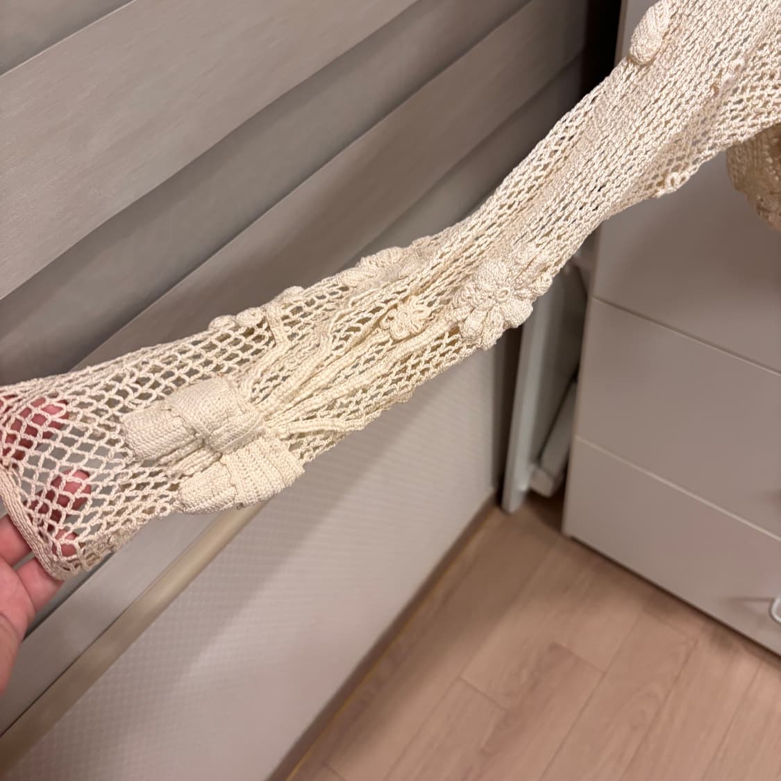 빈티지 플라워 크로셰 가디건 상품이미지4