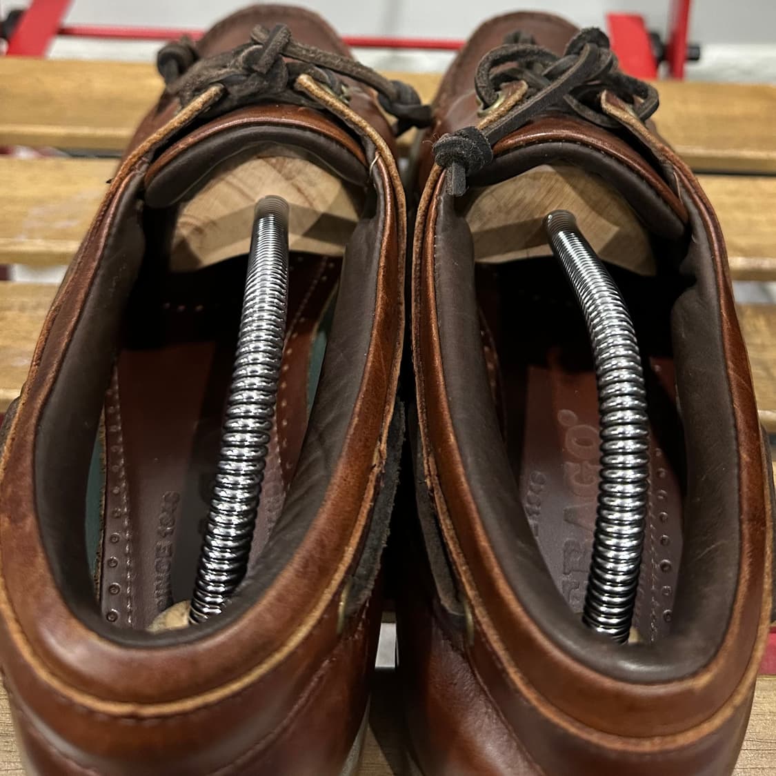 UK7) 세바고 로퍼 남성 남자 구두 보트 슈즈 브라운  상품이미지5