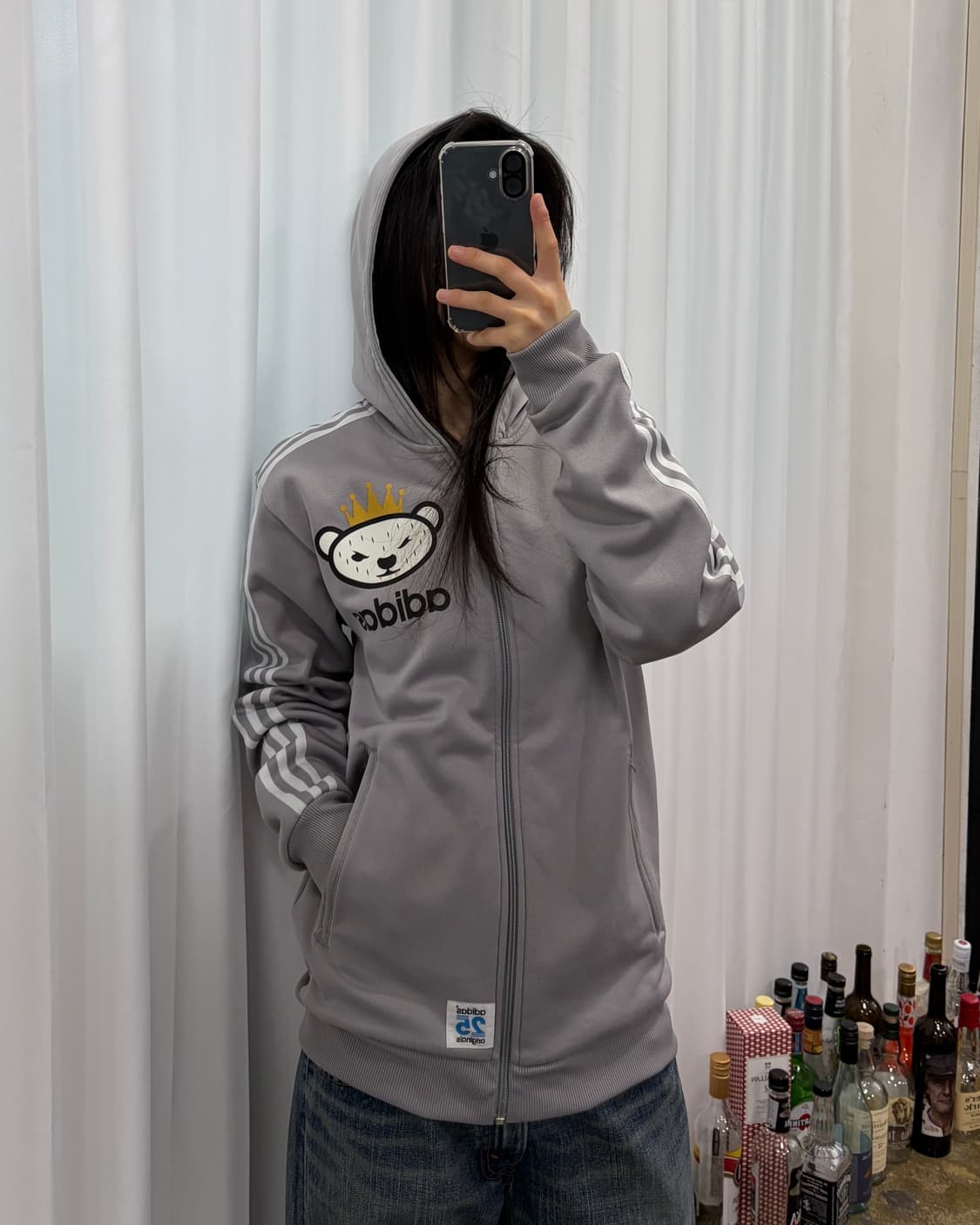 [S-M]아디다스 니고베어 후드 풀집업 트랙탑 져지 상품이미지2