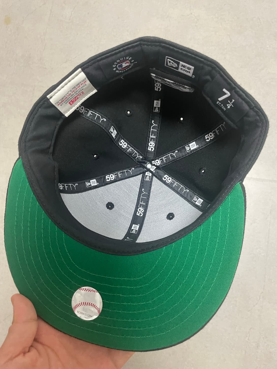 59FIFTY DAY MLB 시카고 화이트삭스 사 이즈캡 블랙 상품이미지3