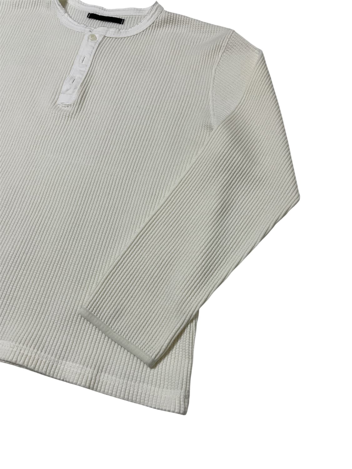 HTAE 90s Thermal Henley Neck Off-White 3 상품이미지3