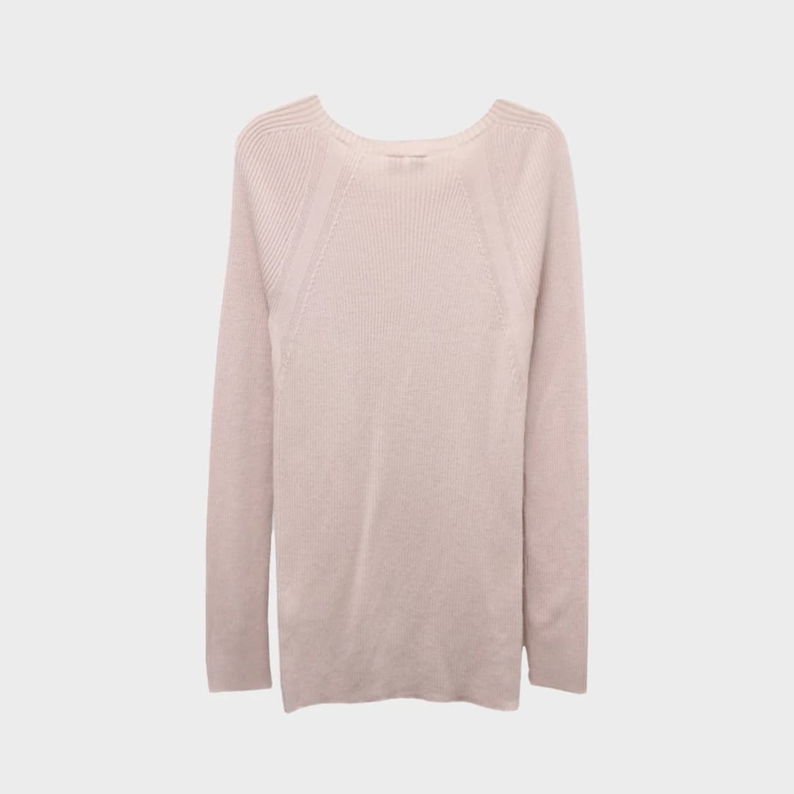 유니클로 핑크  울 래글런 니트 61106 상품이미지2