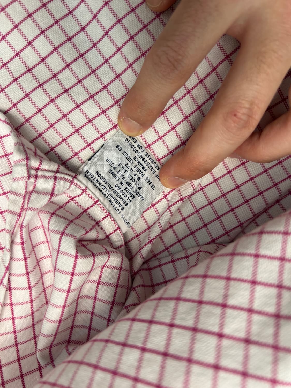 폴로(Polo)랄프로렌 야머스핏 옥스포드 체크 셔츠 상품이미지5