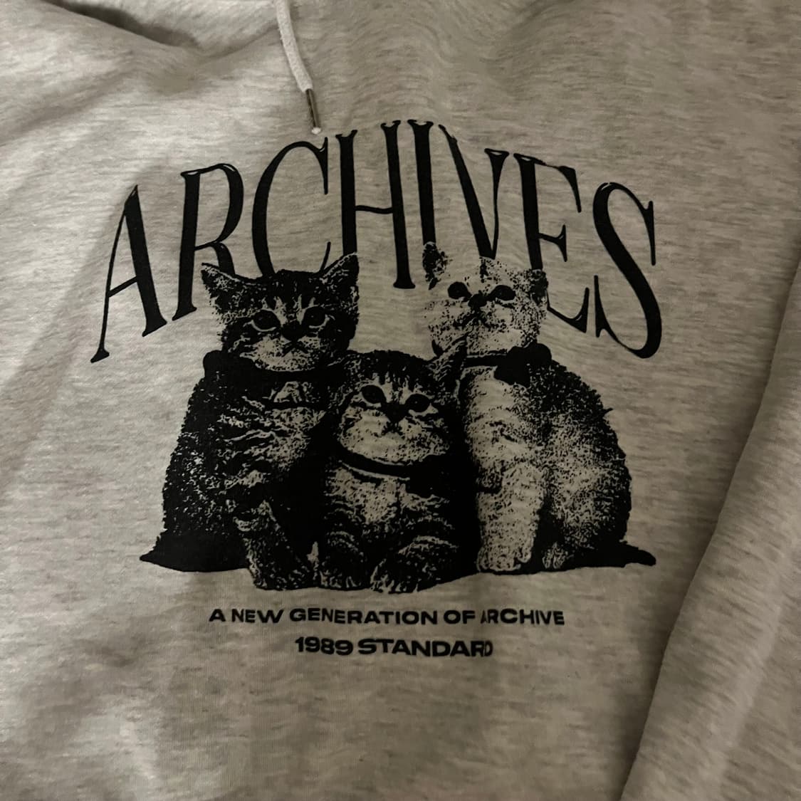 벤힛 고양이 기모후드티 상품이미지2