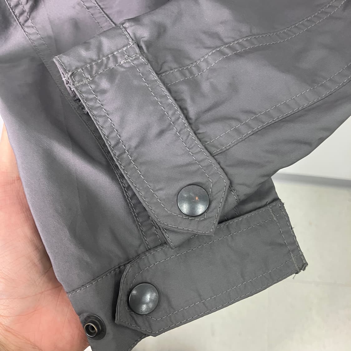 히스테릭 글래머 그레이 후드 롱 바람막이  상품이미지8