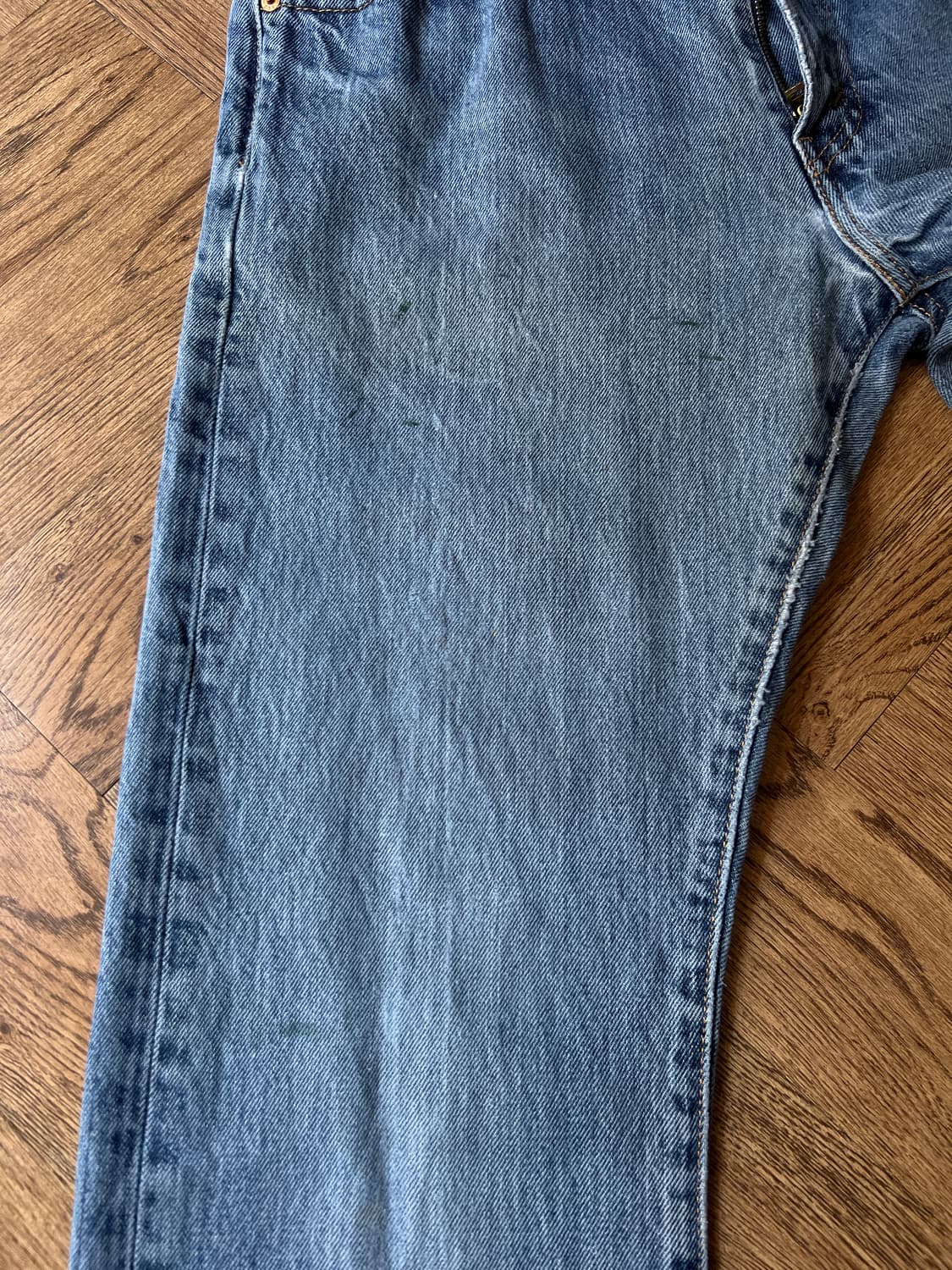 [34]리바이스 517 블랭크탭 싱글 디스트로이드 플레어핏 데님 팬츠 상품이미지4