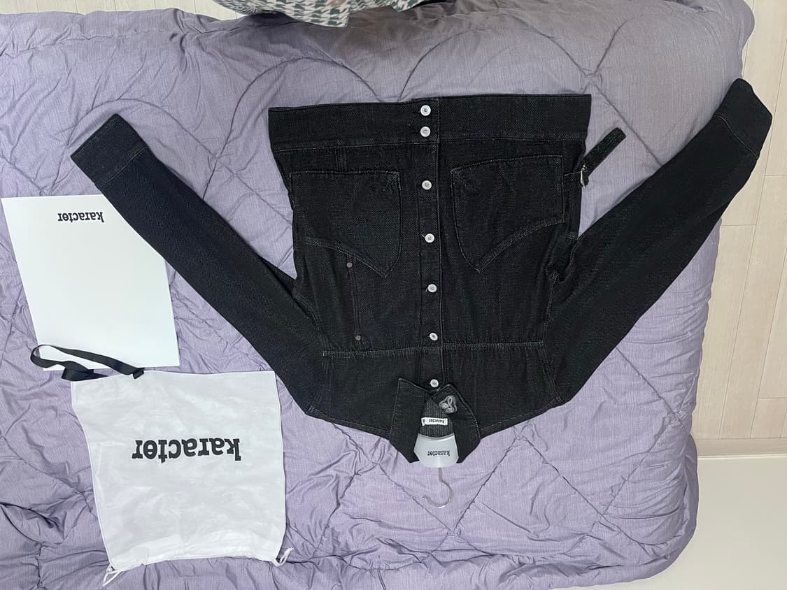 카락터-Sphinx denim short trucker jacket 상품이미지5