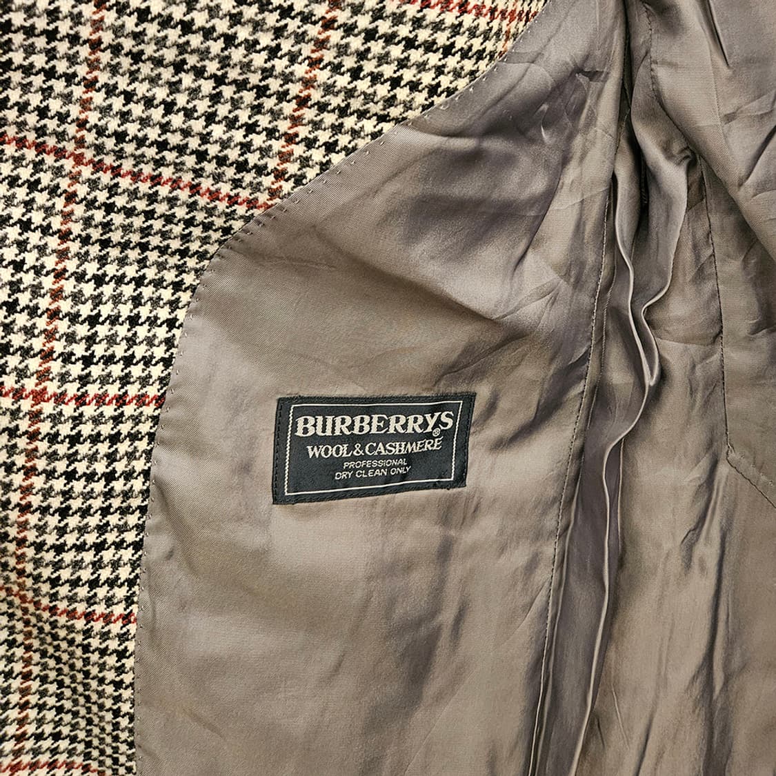 BURBERRY / 버버리 울&캐시미어 투버튼 모직자켓 (M) 상품이미지7