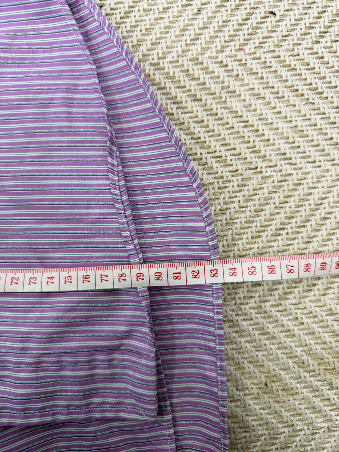 정품) 폴로랄프로렌 남성 스트라이프 셔츠 퍼플 XL 상품이미지9