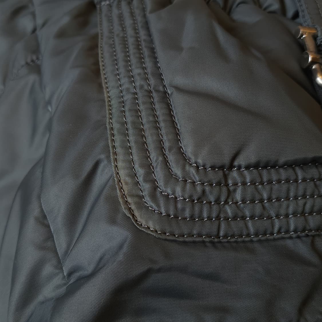 00년대 캘빈클라인 진스 나일론 버클 토트백 카키 상품이미지7